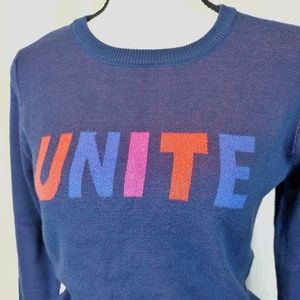 NWOT ~ MODCLOTH ~Pullover Unite Knit Sweater Navy